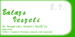 balazs veszeli business card